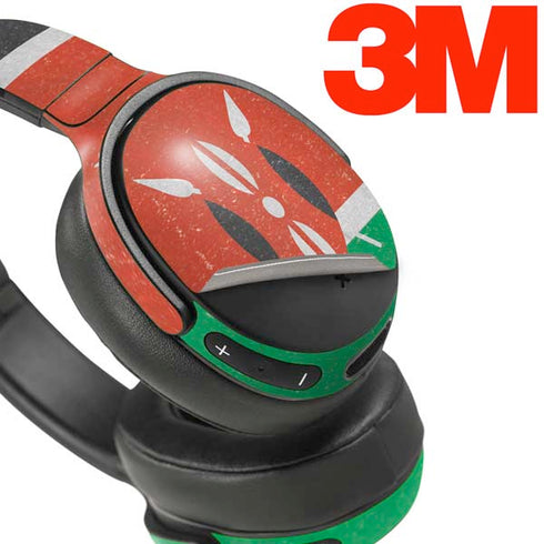 Kenya Flag Distressed Skullcandy Venue Skin